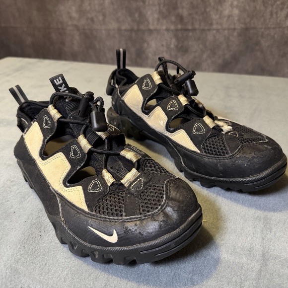 Nike Other - VTG Nike ACG YVR Plus MTB Cycling Shoes SPD Cleat Trail Hiking Black Tan Men 8.5